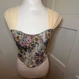 Floral Corset Top